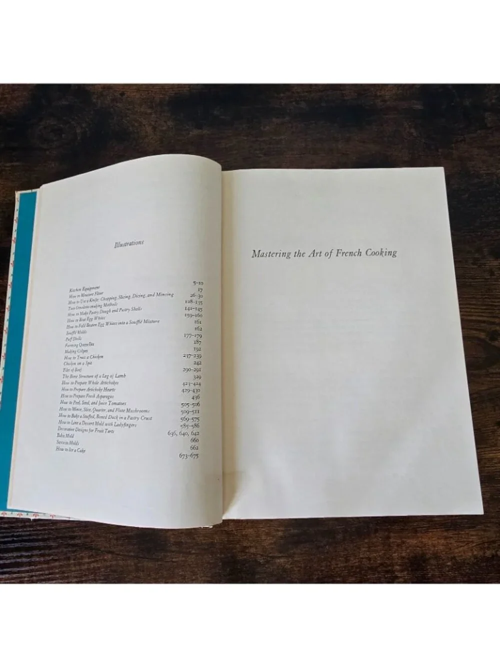 Mastering the Art of French Cooking Julia Child Cookbook Recipe 1961 HC 1964 8th